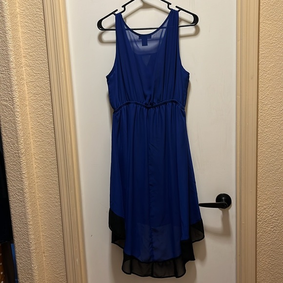 SLEEVELESS HIGH-LOW DRESS - Picture 3 of 4